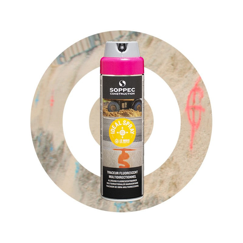 Idealspray, Leuchtmarkierspray 360°, 500ml