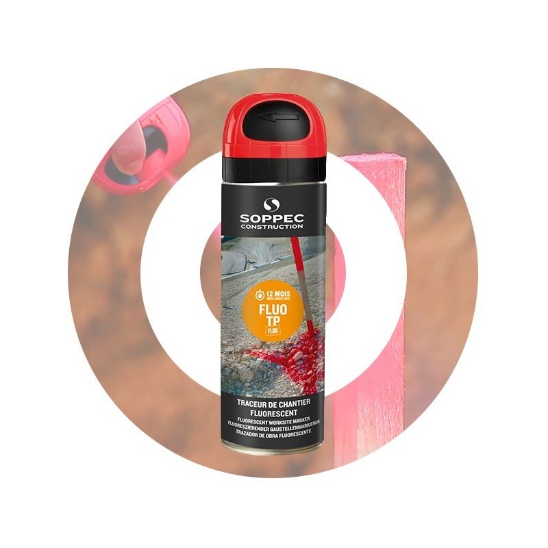 Fluo TP Markierspray, Neon-Sprühfarbe, 500ml