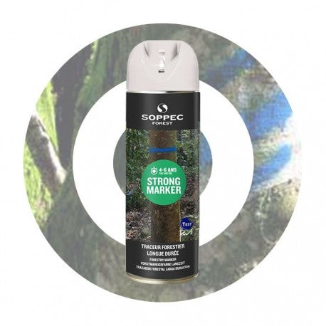 Strong Marker Markierspray für Forst, 500ml, 1 Karton á 12 Dosen