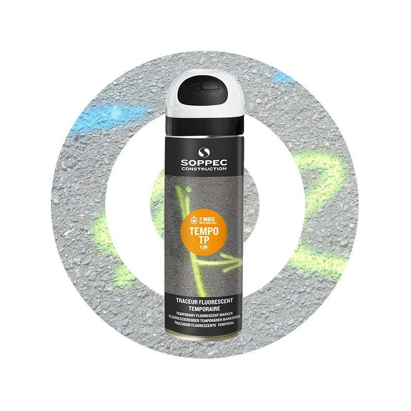 Tempo TP Markierspray, Kurzzeit Sprühfarbe, 500ml