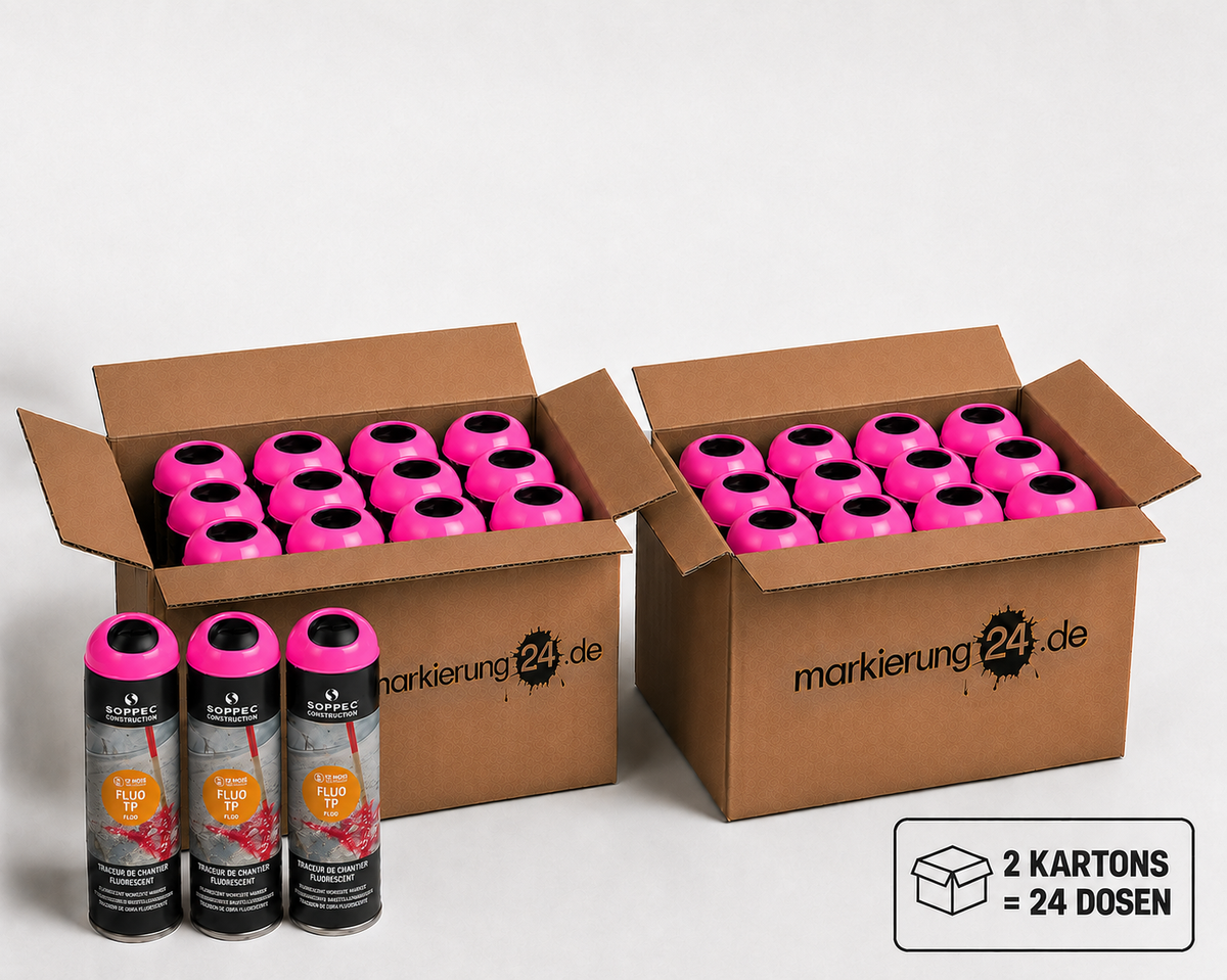 Fluo TP Markierspray, Neon-Sprühfarbe, 500ml