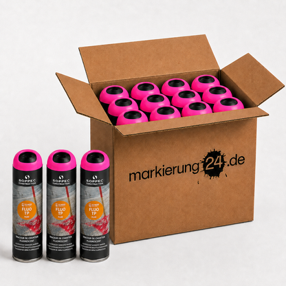 Fluo TP Markierspray, Neon-Sprühfarbe, 500ml