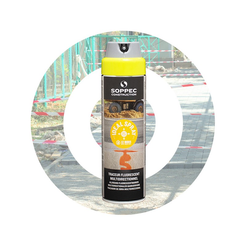 Idealspray, Leuchtmarkierspray 360°, 500ml