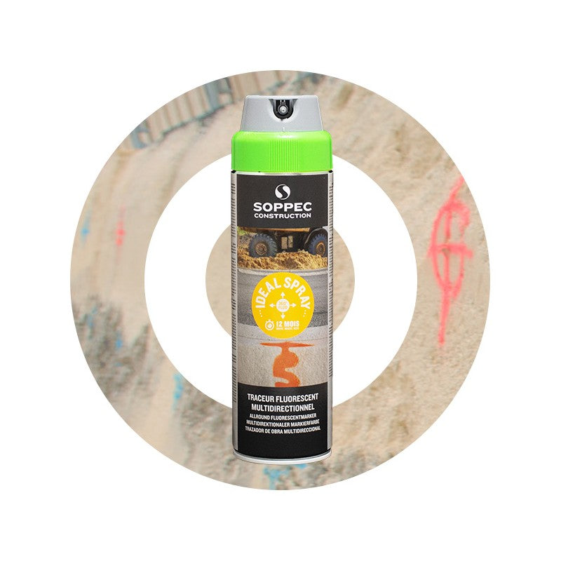 Idealspray, Leuchtmarkierspray 360°, 500ml