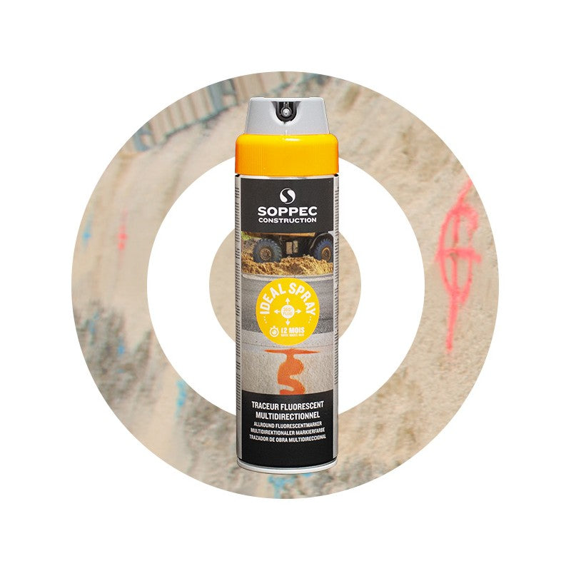 Idealspray, Leuchtmarkierspray 360°, 500ml