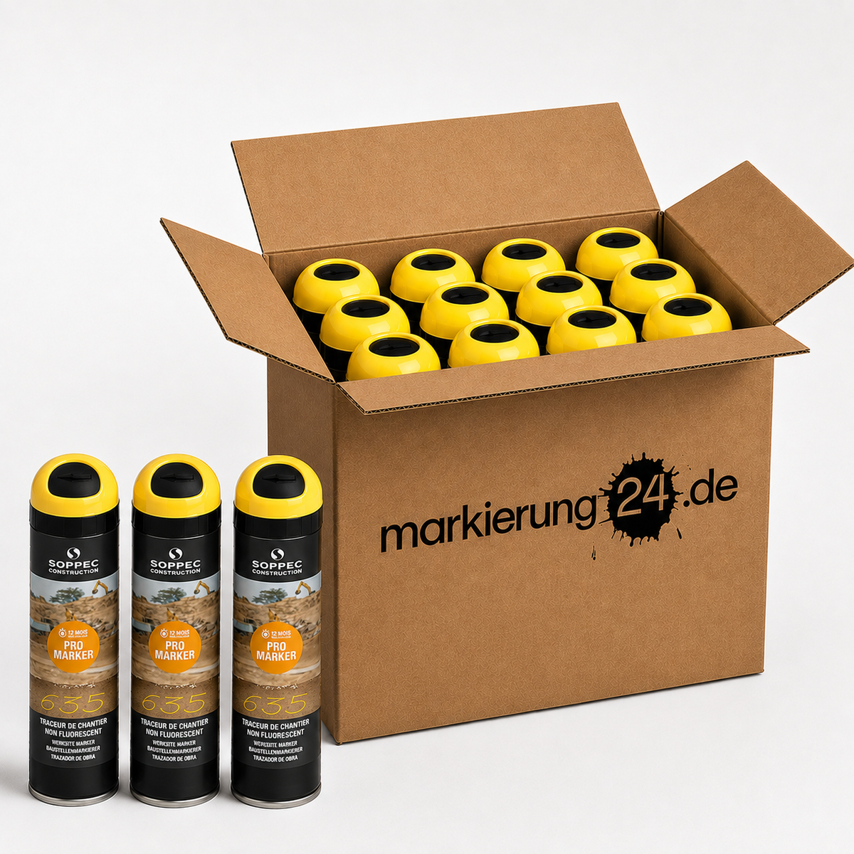 Promarker Markierspray, Langzeitfarbe, 500 ml