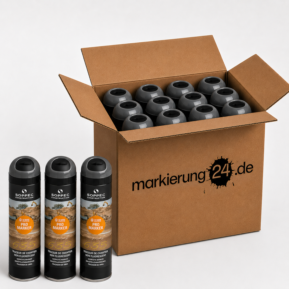 Promarker Markierspray, Langzeitfarbe, 500 ml