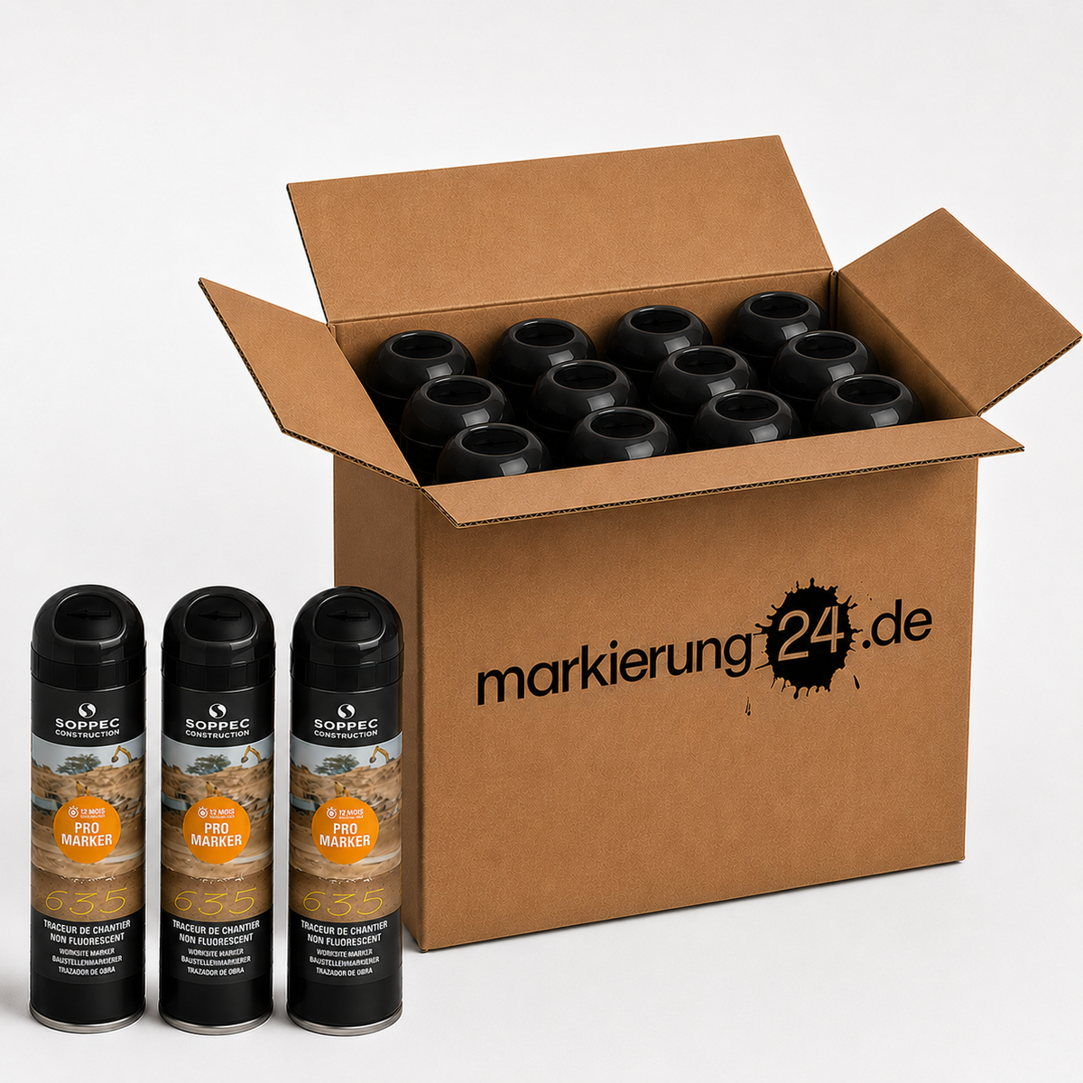 Promarker Markierspray, Langzeitfarbe, 500 ml