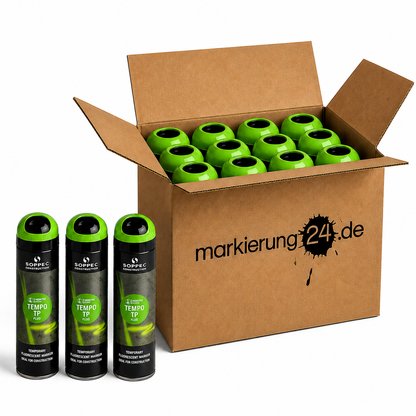Tempo TP Markierspray, Kurzzeit Sprühfarbe, 500ml