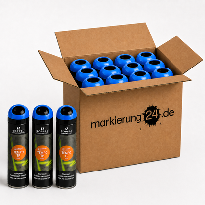 Tempo TP Markierspray, Kurzzeit Sprühfarbe, 500ml