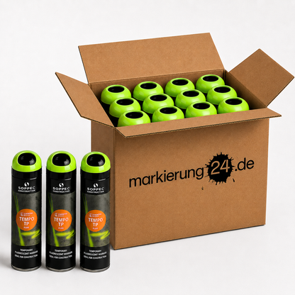 Tempo TP Markierspray, Kurzzeit Sprühfarbe, 500ml