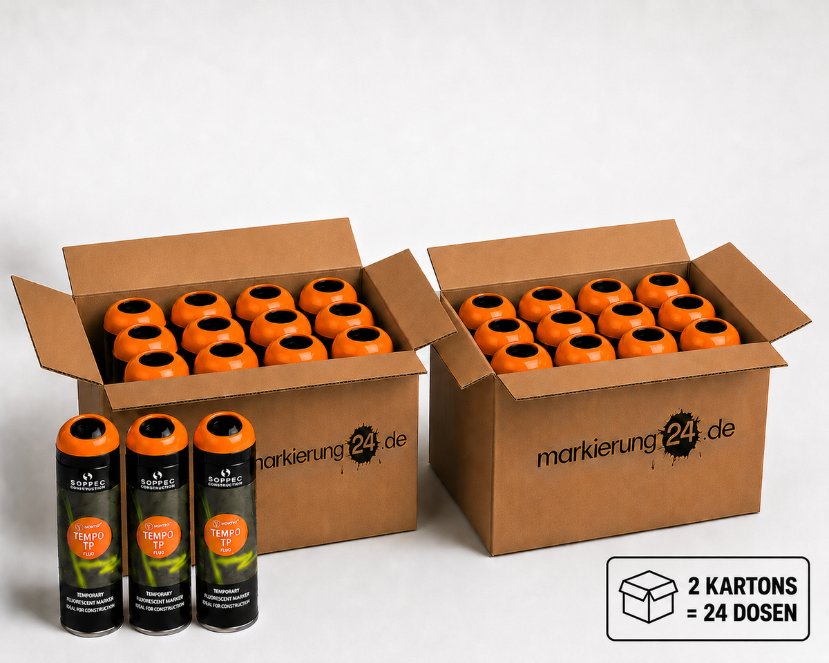 Tempo TP Markierspray, Kurzzeit Sprühfarbe, 500ml