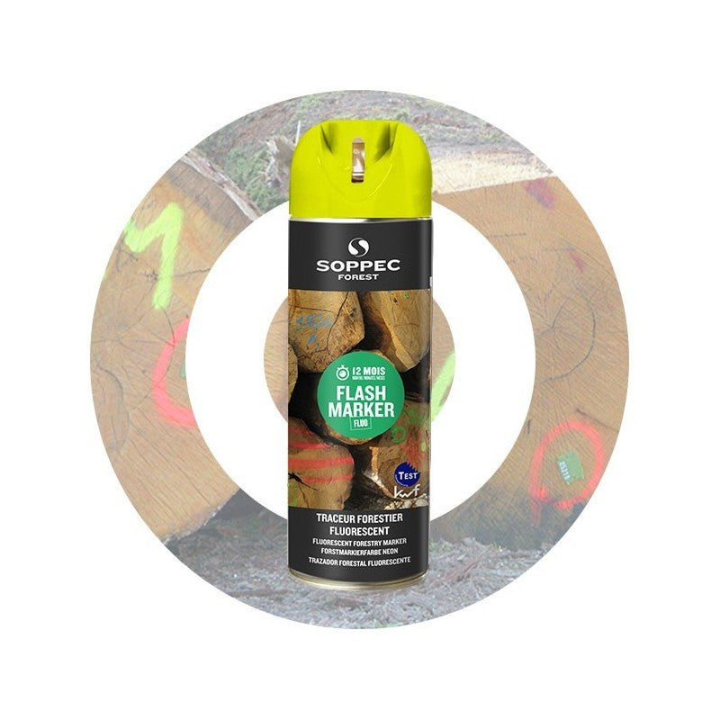 Forstspray Markierspray 500 Ml – Leuchtorange, KWF-geprüft, Für Wald & Garten