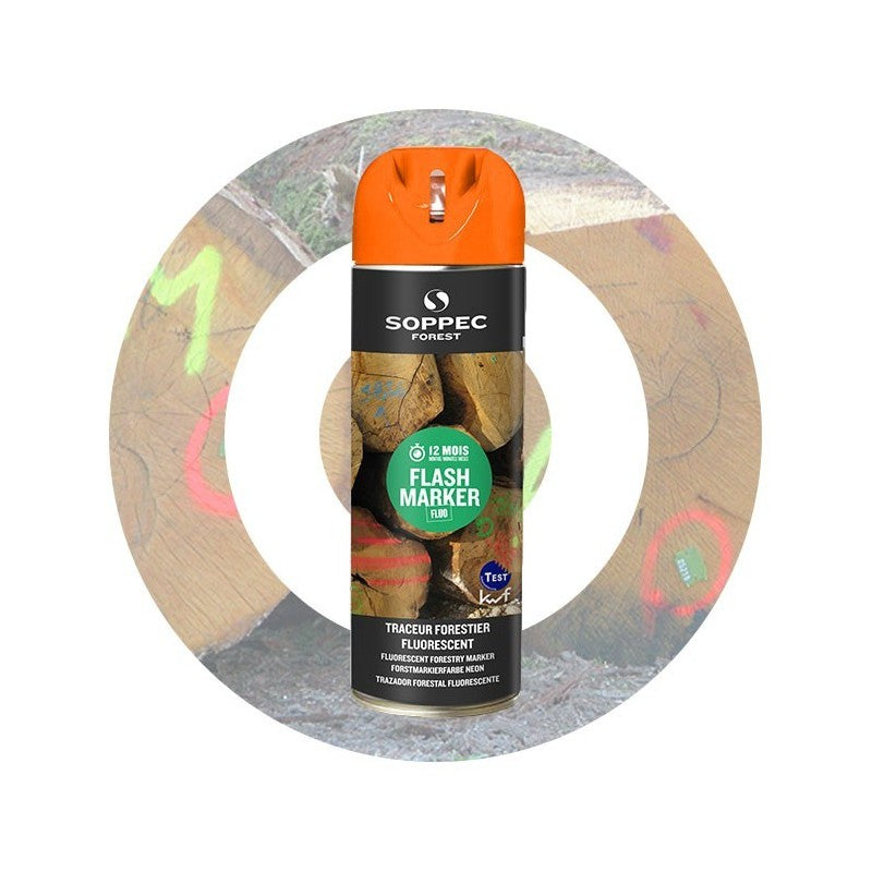 Flash Marker Forst-Markierspray, 500ml, 1 Karton á 12 Dosen