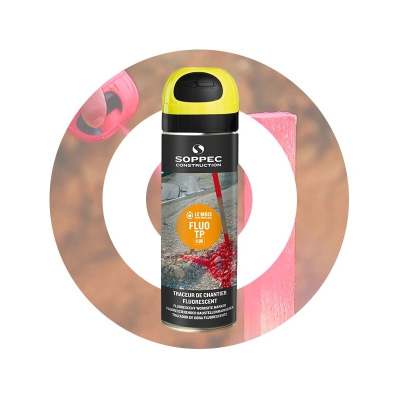 Fluo TP Markierspray, Neon-Sprühfarbe, 500ml