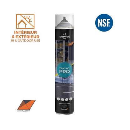Tracing Pro Linienmarkierspray, 750ml – für Markierwagen Soppec Driver