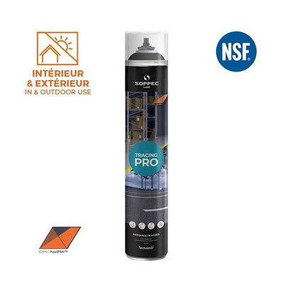 Tracing Pro Linienmarkierspray, 750ml – für Markierwagen Soppec Driver