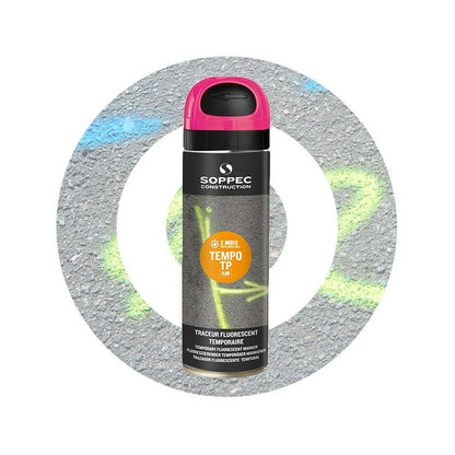 Tempo TP Markierspray, Kurzzeit Sprühfarbe, 500ml