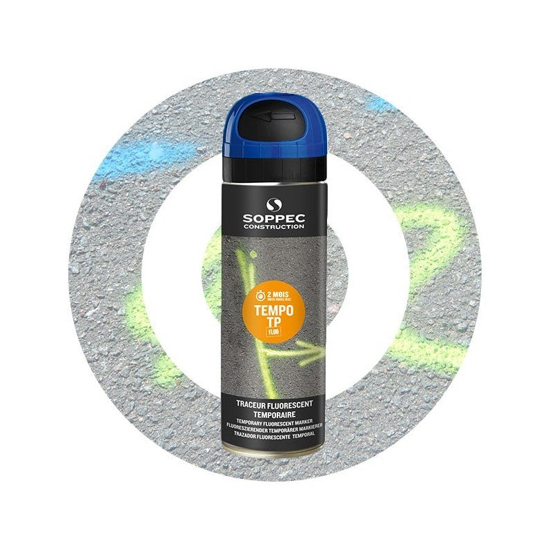 Tempo TP Markierspray, Kurzzeit Sprühfarbe, 500ml
